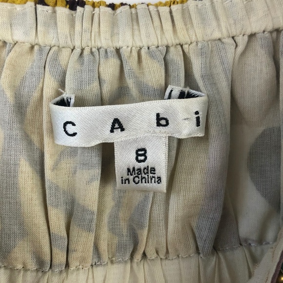 Cabi 8 Spaghetti Strap Patchwork Dress Multi - Picture 7 of 8